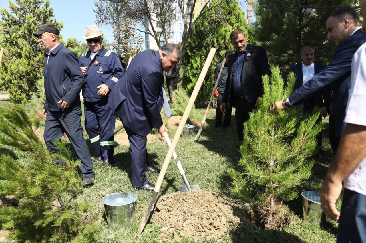 Xətai rayonunda Anım Günü ilə əlaqədar silsilə tədbirlər keçirilib - FOTOLAR